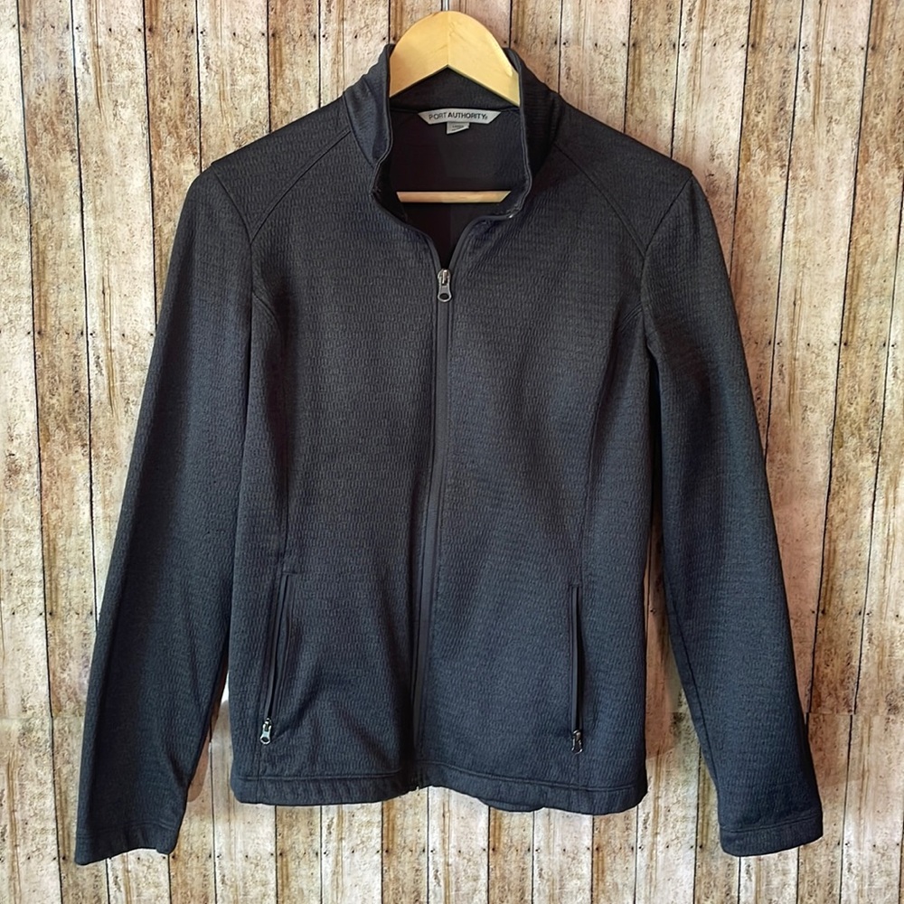 Ladies size small jacket. Gently used. Grey